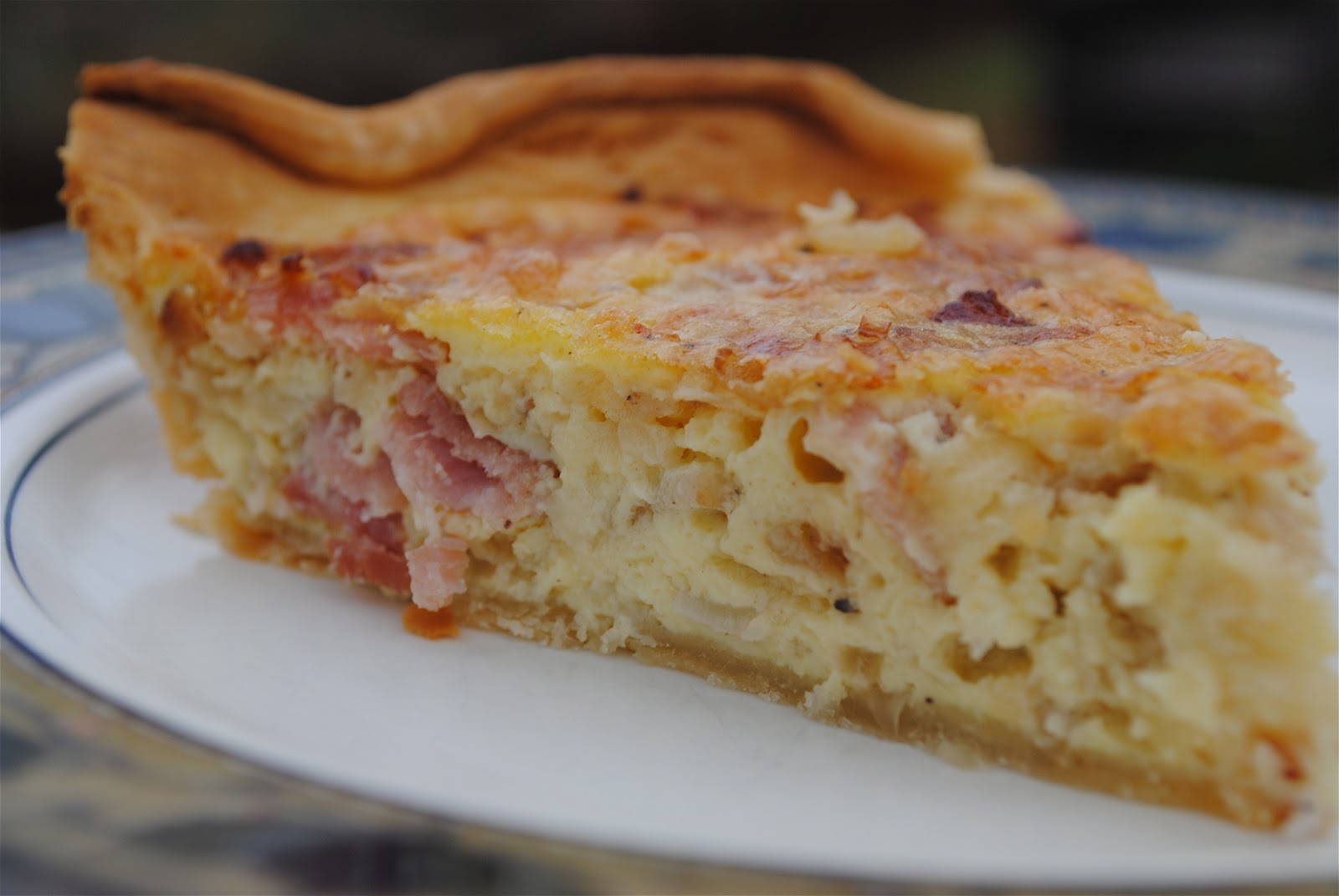 bacon and egg quiche